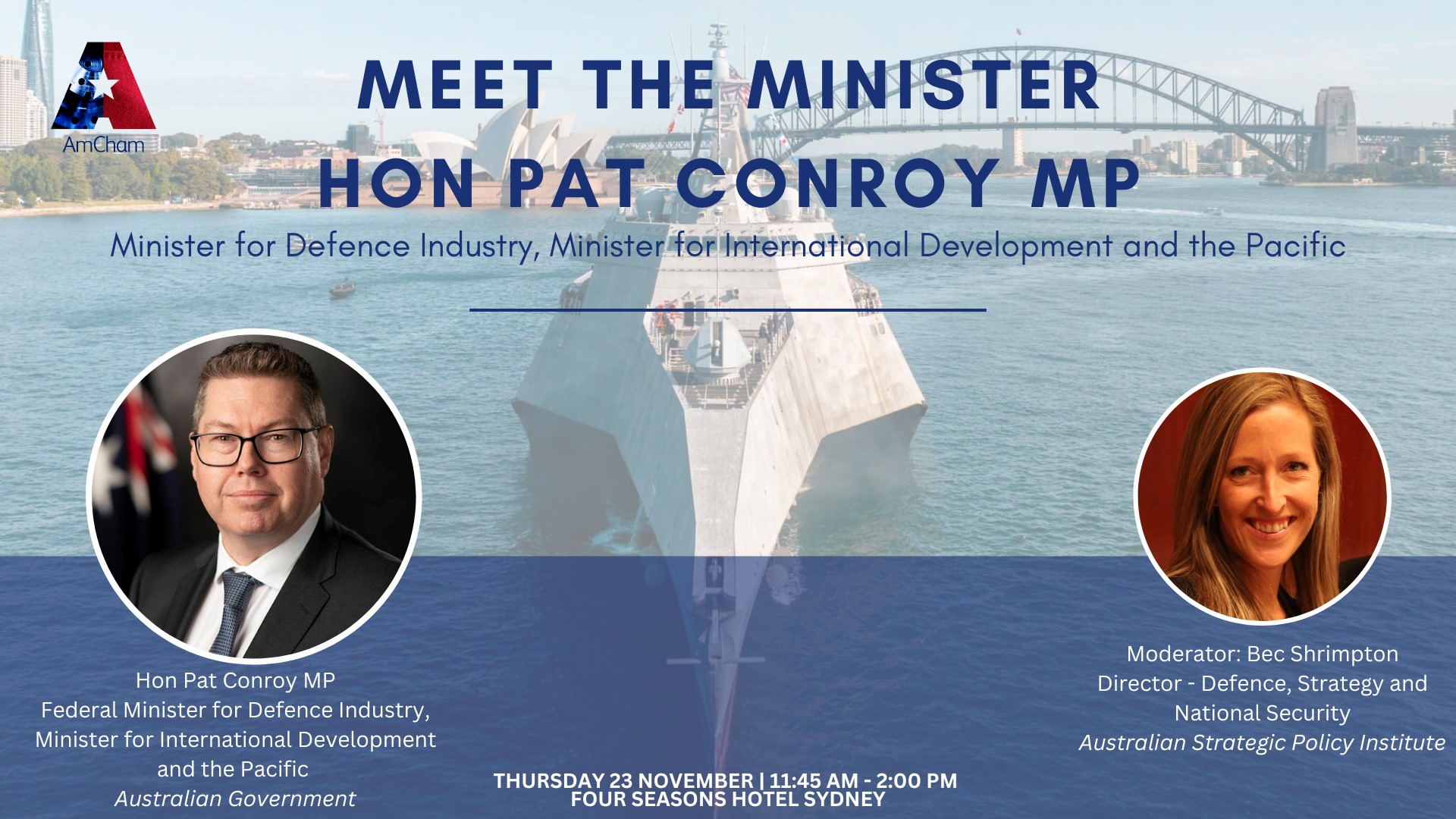 *POSTPONED* Meet the Minister: Hon Pat Conroy MP