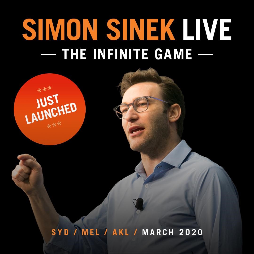 POSTPONED Simon Sinek LIVE - Premium Tickets